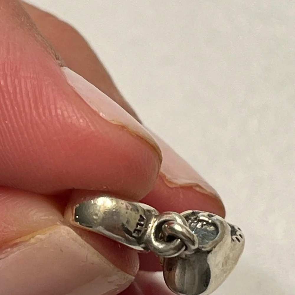 PANDORA  BABY BOY BOOTIE Dangle Charm - Picture 5 of 5